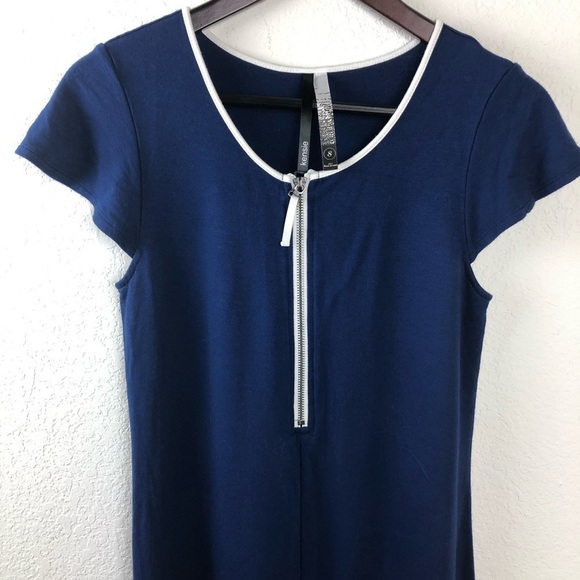Kensie Womens Dress, Navy Blue Size Small - Picture 2 of 8